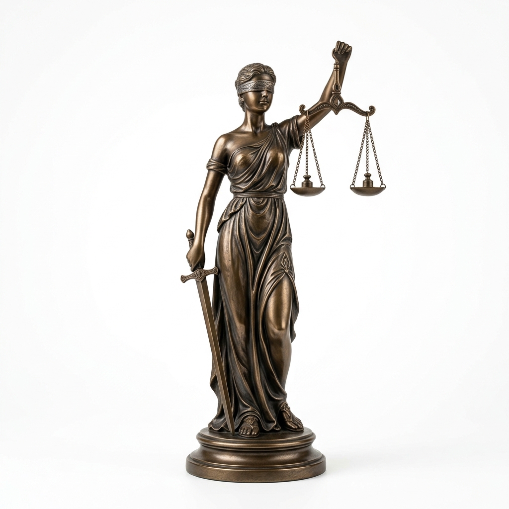 Estatua de la Justicia Instituto Aklla Perú