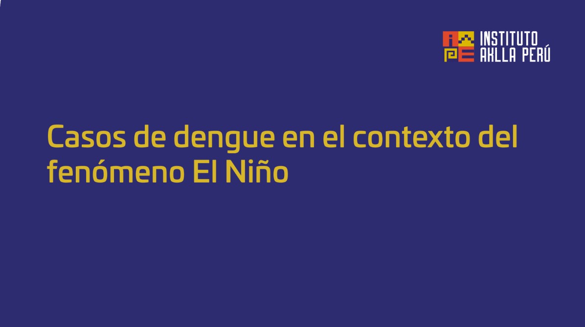 Casos de dengue en el contexto del fenómeno El Niño - Imagen 1